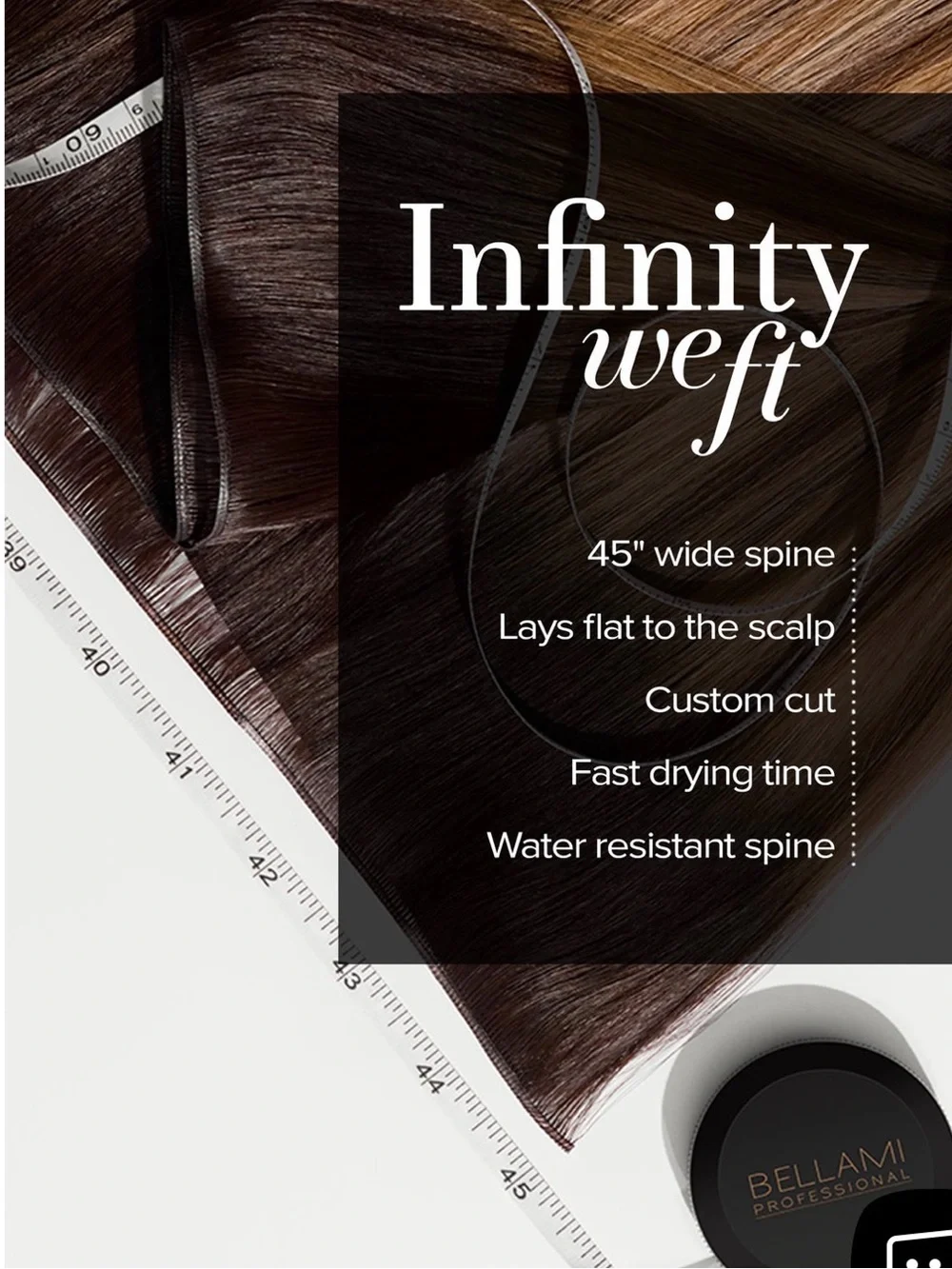 BELLAMI Hair Extension Butter Blonde Genius infinity weft Extensions 20” 1016/60